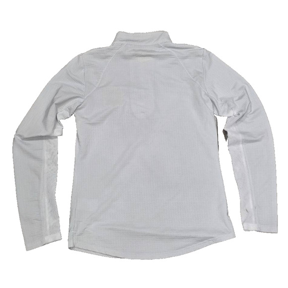 Sansoleil Long Sleeve tennis top quarter zip Shirt White Small A004162 - Picture 8 of 8